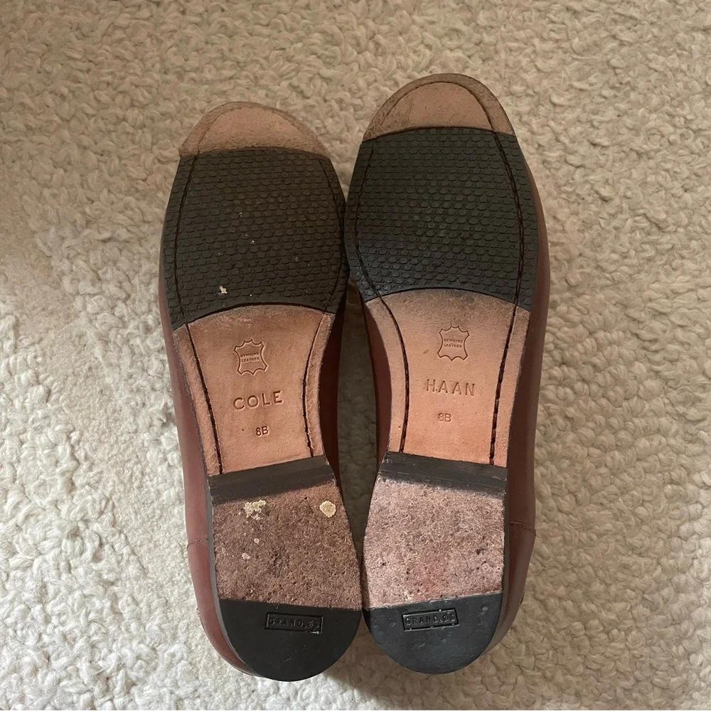 Cole Haan Brown Leather Loafers - Picture 3 of 5